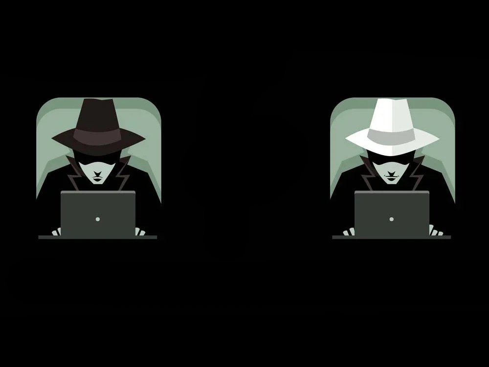 white hat hacker and black hat hacker